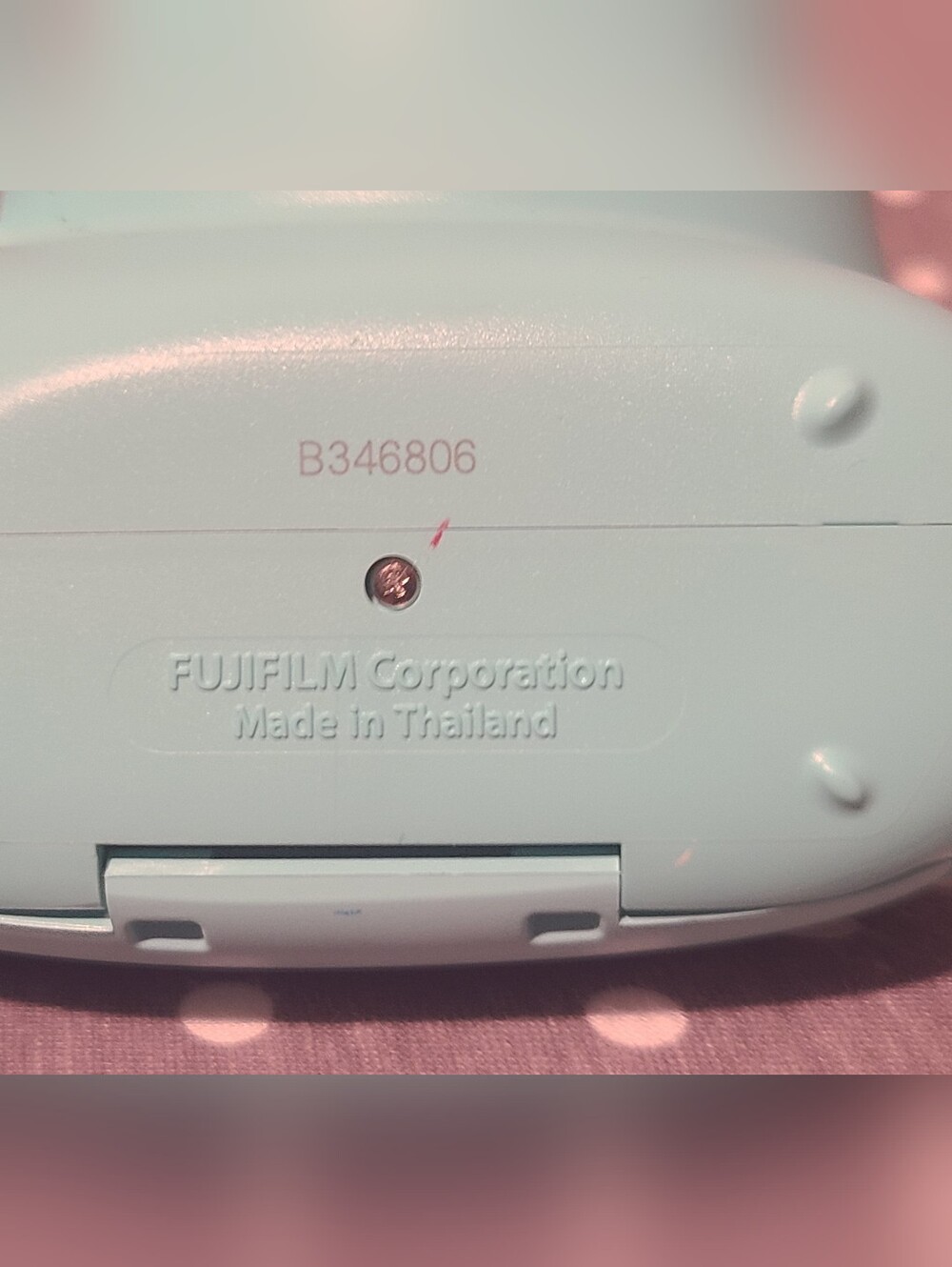 Fujifilm Instax Mini 7+ Instant Camera - Seafoam Green - W/ Strap - Tested Works - Picture 8 of 9